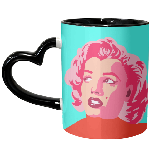 BLONDE BOMBSHELL - unique mug by Wallace Elizabeth