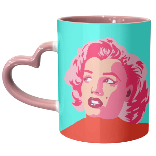 BLONDE BOMBSHELL - unique mug by Wallace Elizabeth