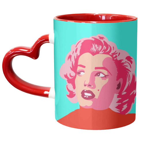 BLONDE BOMBSHELL - unique mug by Wallace Elizabeth