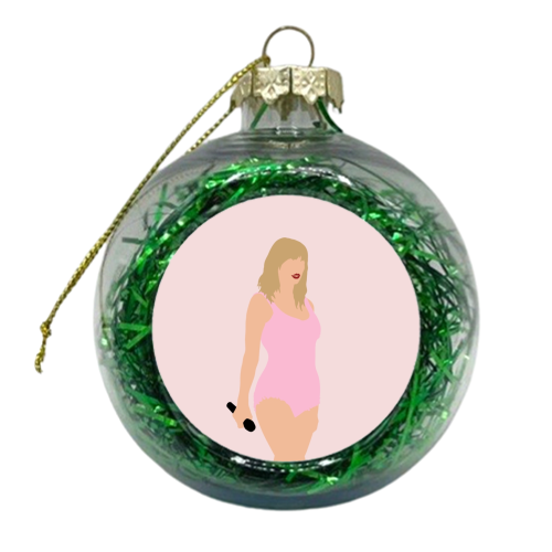 Blonde Star Swift Pink Lover - xmas bauble by The Girl Next Draw