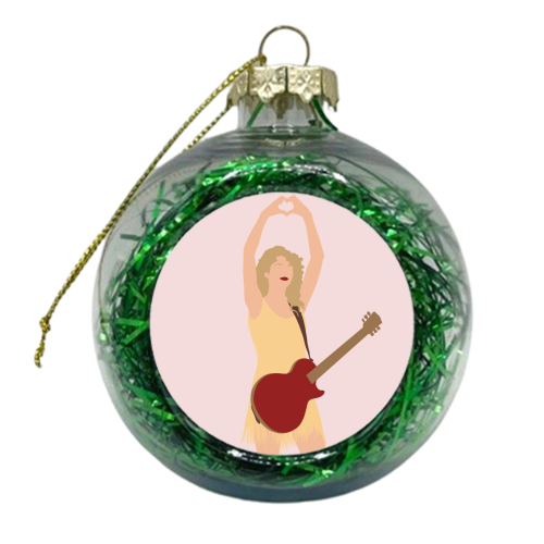 Blonde Star Swift Yellow Fearless - xmas bauble by The Girl Next Draw
