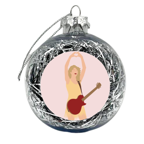 Blonde Star Swift Yellow Fearless - xmas bauble by The Girl Next Draw