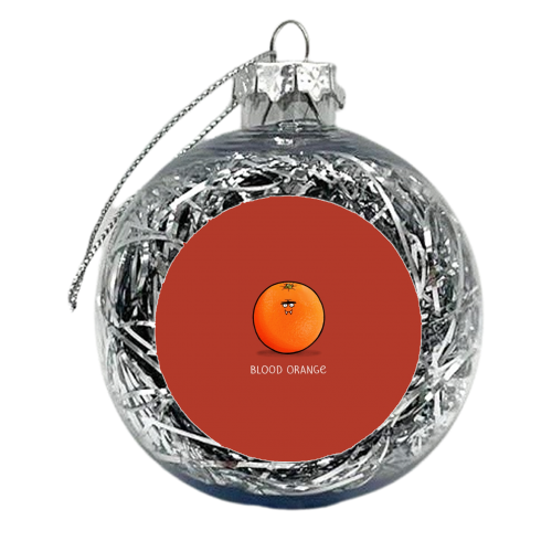 Blood Orange - xmas bauble by Carl Batterbee