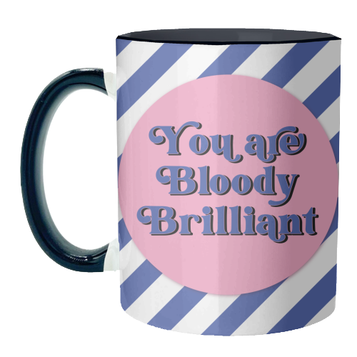 Bloody Brilliant - unique mug by Mad Philomena