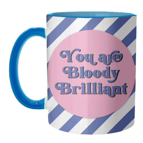 Bloody Brilliant - unique mug by Mad Philomena
