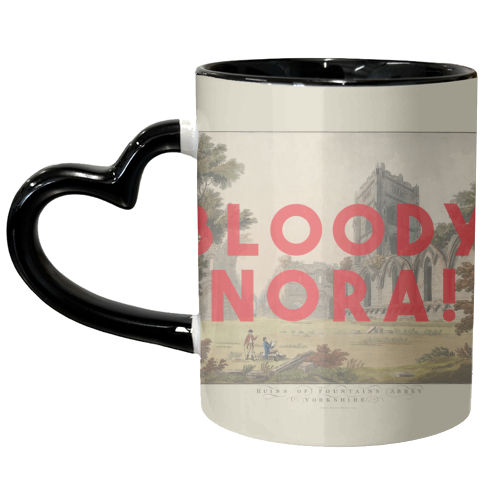 Bloody Nora - unique mug by The 13 Prints