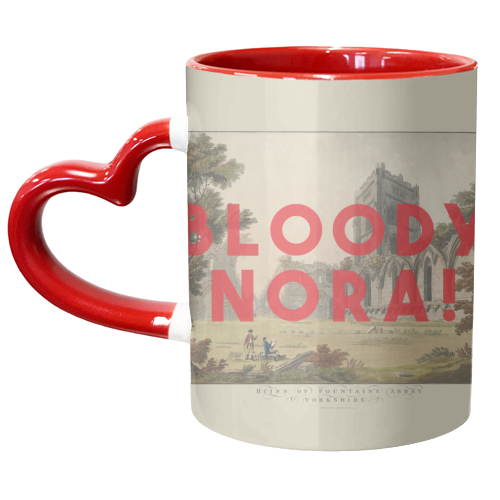 Bloody Nora - unique mug by The 13 Prints