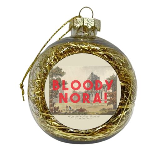 Bloody Nora - xmas bauble by The 13 Prints