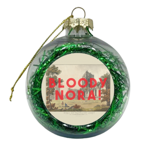 Bloody Nora - xmas bauble by The 13 Prints