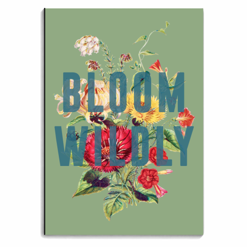 Bloom Wildly - personalised A4, A5, A6 notebook by The 13 Prints