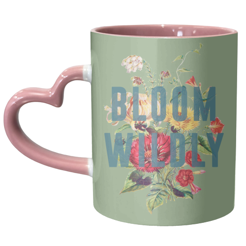 Bloom Wildly - unique mug by The 13 Prints