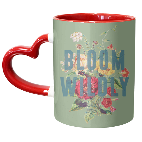 Bloom Wildly - unique mug by The 13 Prints