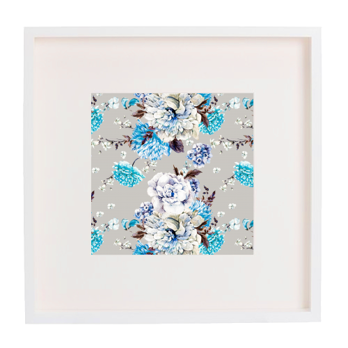 Blooming Flowers I - framed poster print by MMarta BC