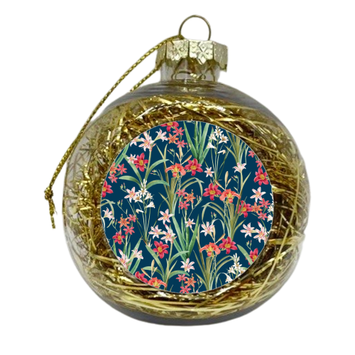 Blossom Botanical - xmas bauble by Uma Prabhakar Gokhale