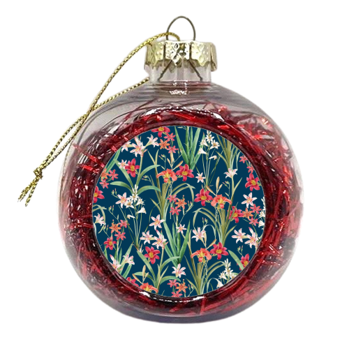 Blossom Botanical - xmas bauble by Uma Prabhakar Gokhale