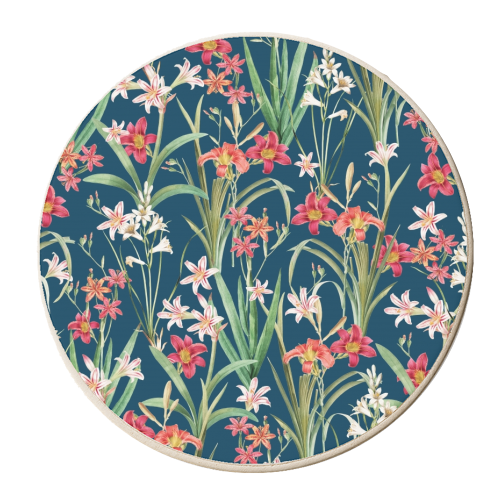 Blossom Botanical - personalised beer coaster by Uma Prabhakar Gokhale