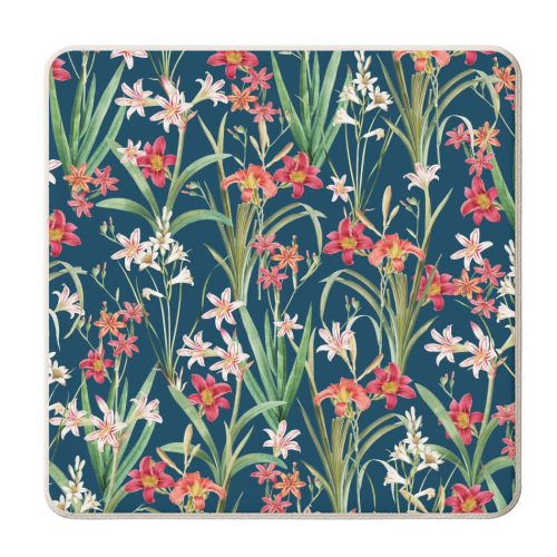 Blossom Botanical - personalised beer coaster by Uma Prabhakar Gokhale