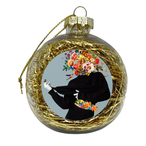 Blow my body - xmas bauble by Larissa Grace