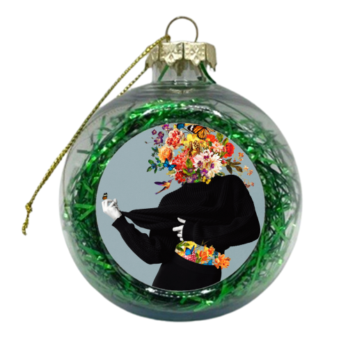 Blow my body - xmas bauble by Larissa Grace