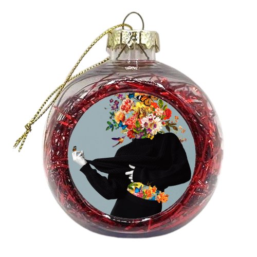 Blow my body - xmas bauble by Larissa Grace