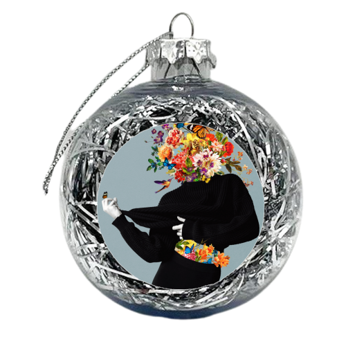 Blow my body - xmas bauble by Larissa Grace