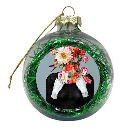Blow my mind - xmas bauble by Larissa Grace