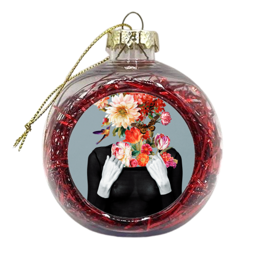 Blow my mind - xmas bauble by Larissa Grace