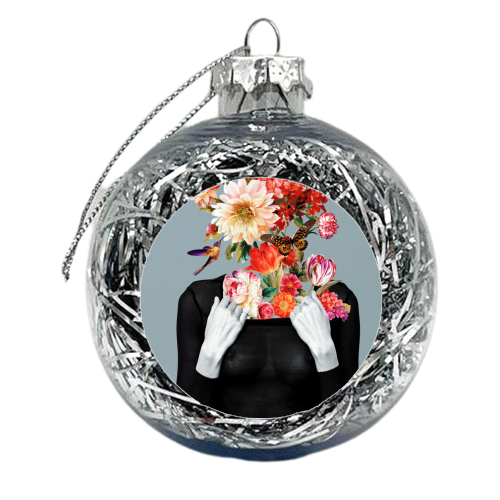 Blow my mind - xmas bauble by Larissa Grace