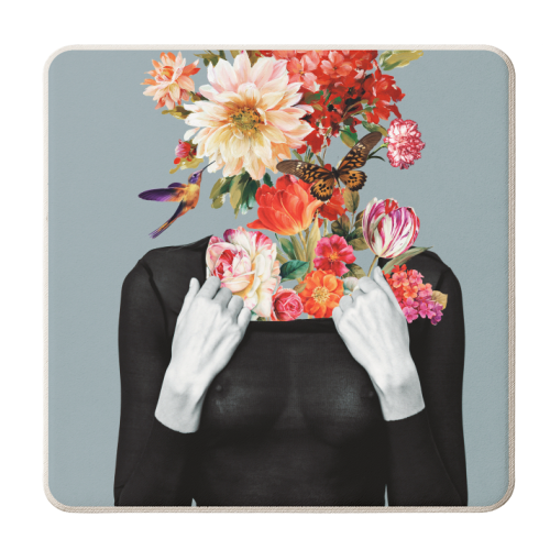 Blow my mind - personalised beer coaster by Larissa Grace