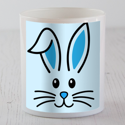 Blue Bunny - scented candle by Lilly Rose