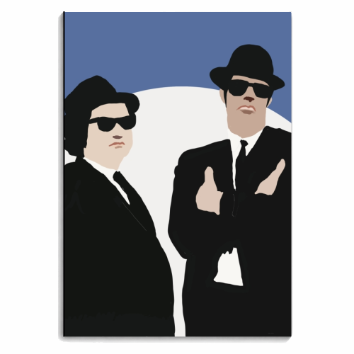 Blues Brothers - personalised A4, A5, A6 notebook by Giddy Kipper