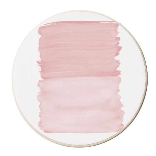 Blush Abstract Minimalism #1 #minimal #ink #decor #art - personalised beer coaster by Anita Bella Jantz