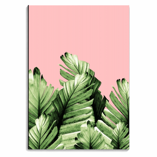 Blush Banana Leaves Dream #10 #tropical #decor #art - personalised A4, A5, A6 notebook by Anita Bella Jantz