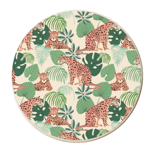 Blush Jaguars - personalised beer coaster by Uma Prabhakar Gokhale