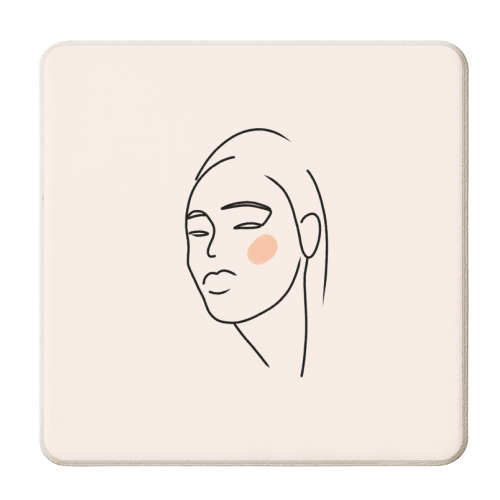 Blush - personalised beer coaster by Pink and Pip