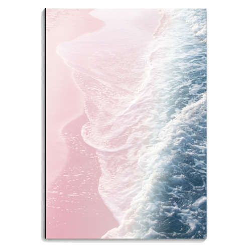 Blush Pink Blue Ocean Dream Waves #1 #water #decor #art - personalised A4, A5, A6 notebook by Anita Bella Jantz