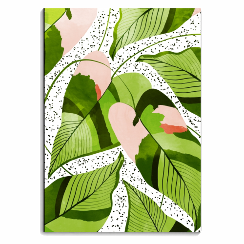 Blushing Leaves - personalised A4, A5, A6 notebook by Uma Prabhakar Gokhale