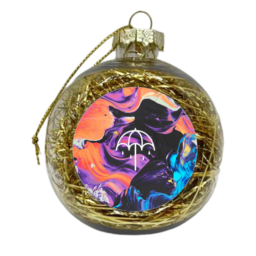 BMTH - Thats The Spirit (Oil Slick) - xmas bauble by NVIOUZ