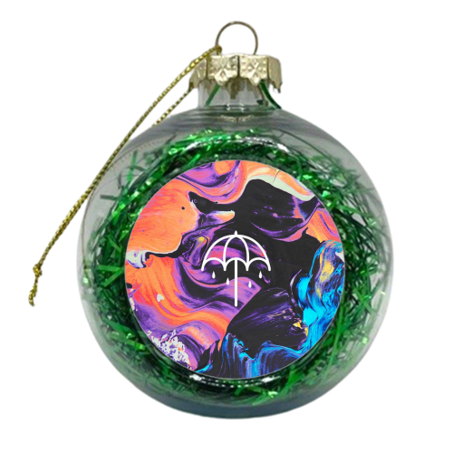 BMTH - Thats The Spirit (Oil Slick) - xmas bauble by NVIOUZ