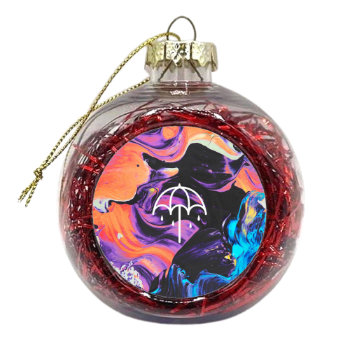 BMTH - Thats The Spirit (Oil Slick) - xmas bauble by NVIOUZ
