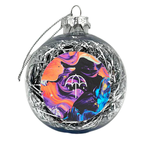 BMTH - Thats The Spirit (Oil Slick) - xmas bauble by NVIOUZ