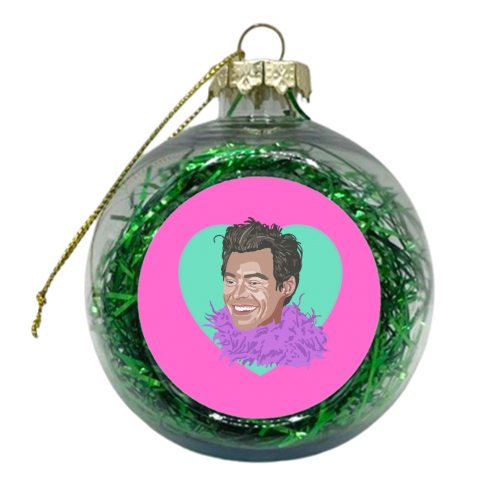 BOA LOVE - xmas bauble by Wallace Elizabeth