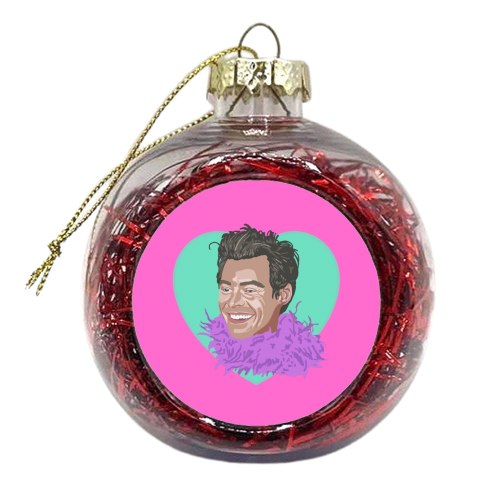 BOA LOVE - xmas bauble by Wallace Elizabeth