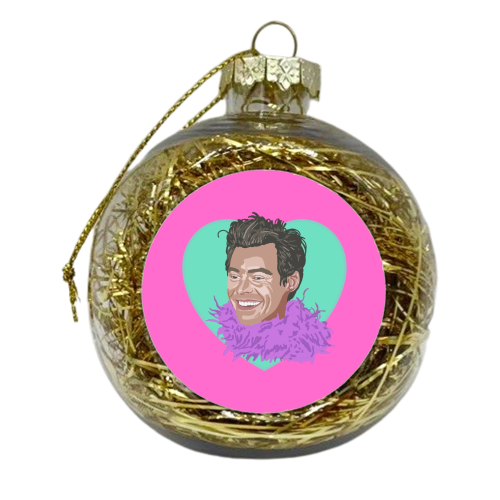BOA LOVE - xmas bauble by Wallace Elizabeth