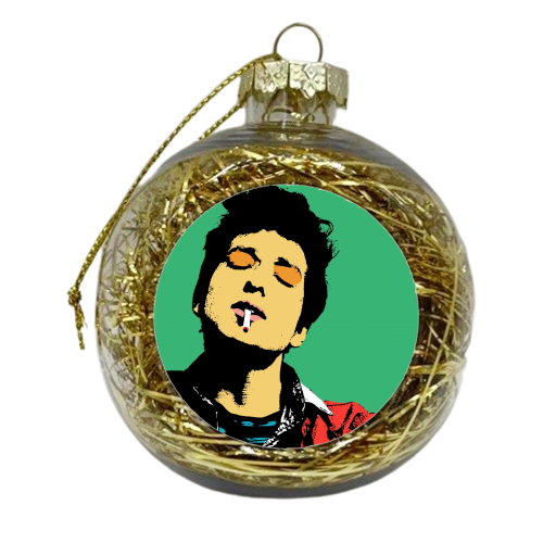 Bob - xmas bauble by Wallace Elizabeth