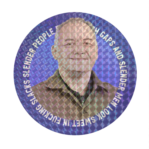 Bob Mortimer Slacks - Circle Sticker by Pink and Pip