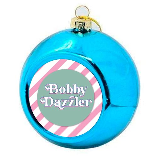 Bobby Dazzler - colourful christmas bauble by Mad Philomena