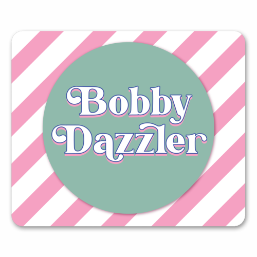 Bobby Dazzler - mouse mat by Mad Philomena