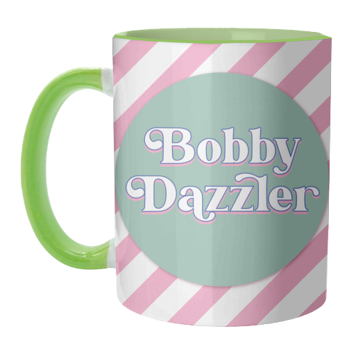 Bobby Dazzler - unique mug by Mad Philomena