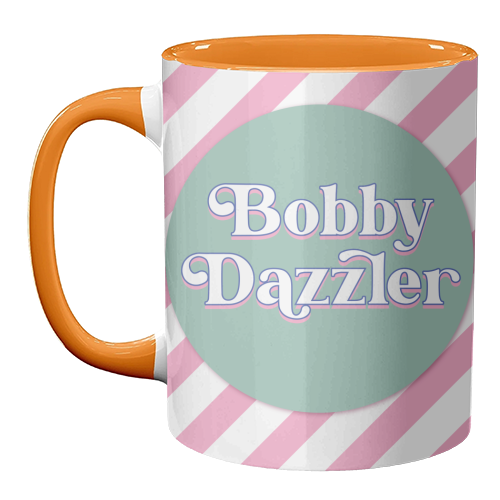 Bobby Dazzler - unique mug by Mad Philomena